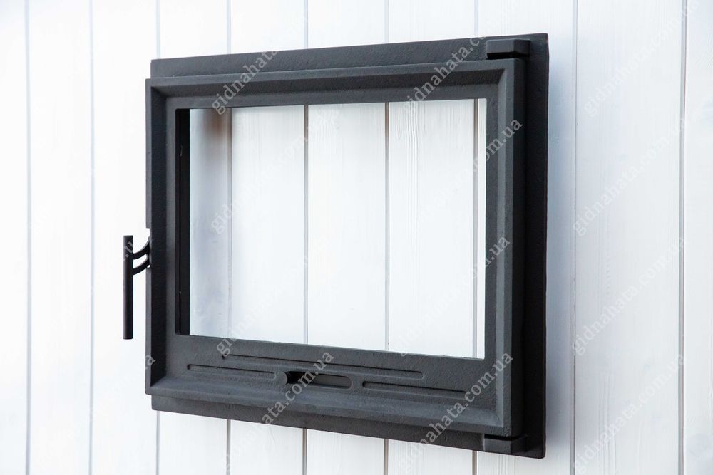 Каминная дверца чугунная 49х60см. Дверка камінна. Дверцы для камина