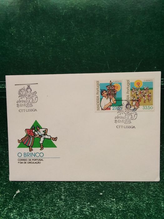 1982 FDC Madeira Estenografia Regional O Brinco MNH **