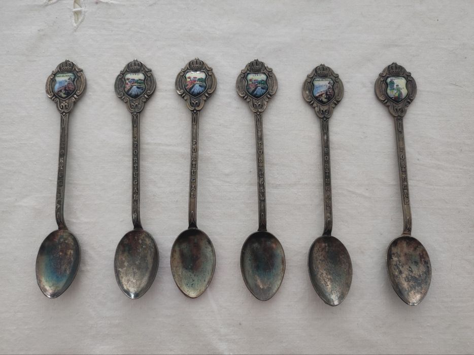 6 colheres de coleção