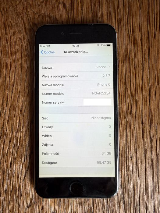 IPhone 8 64GB  85% baterii srebrny