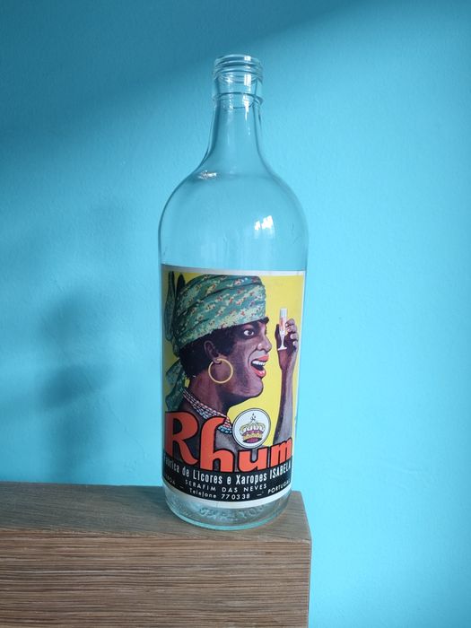 Garrafa vintage  de Rhum Isabela