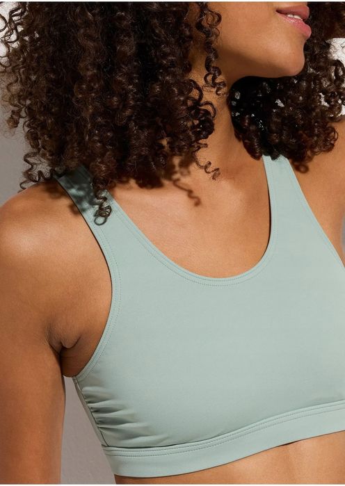 B.P.C biustonosz top bikini bustier szałwiowy 50.