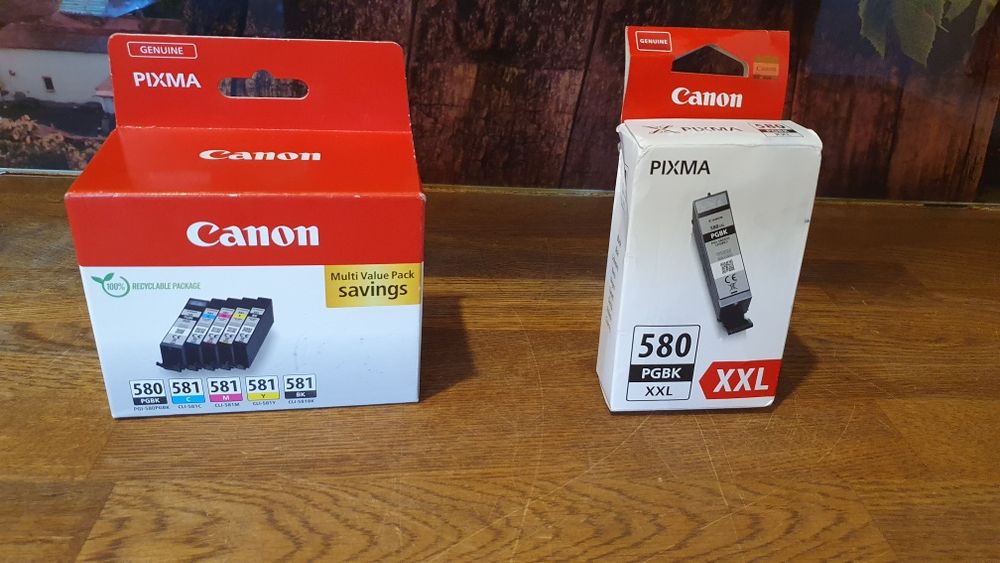 Tusz canon 580 zestaw