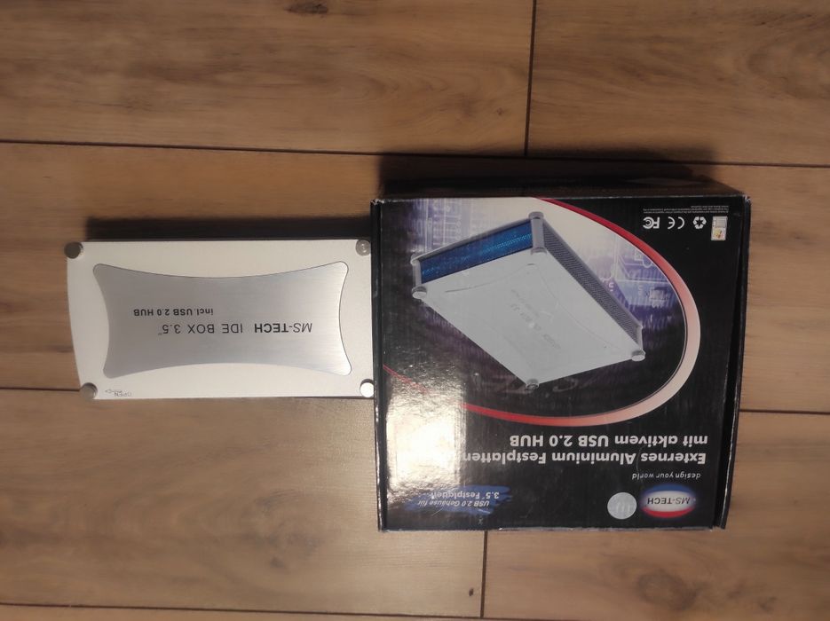 Зовнішня кишеня MS-TECH IDE BOX3.5" incl.USB 2.0HUB