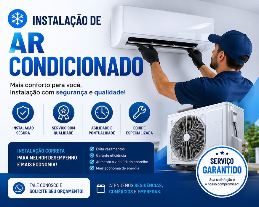 Montagem de VMC e ar condicionado