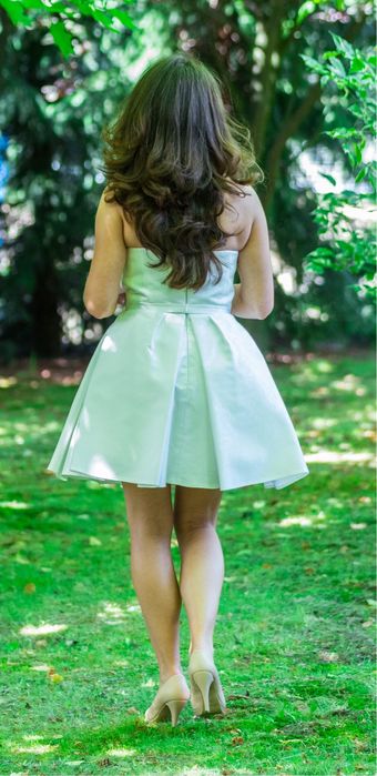 Suknia ślubna krótka