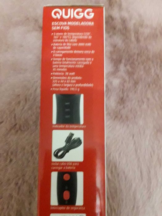 Escova modeladora sem fios