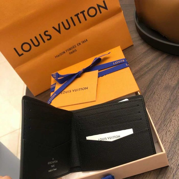 Męska portmonetka na monety Louis Vuitton w stylu retro, zaawansowana