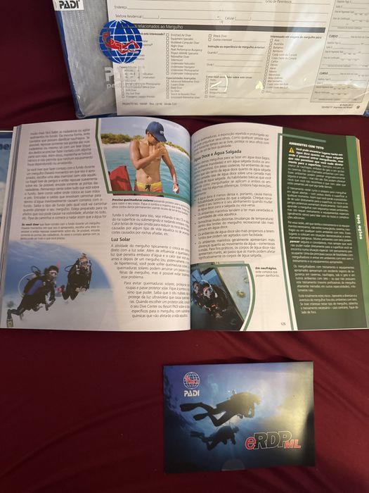 Kit completo de iniciaçao ao Mergulho