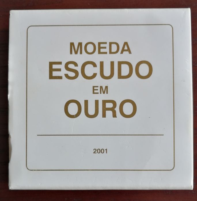 Moeda 1 ESCUDO em Ouro 2001