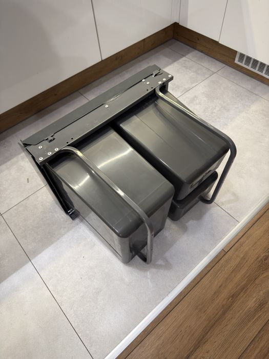 Segregator na śmieci GTV PRACTI ECO 40 cm potrójny 40L (2x10L + 1x20L)