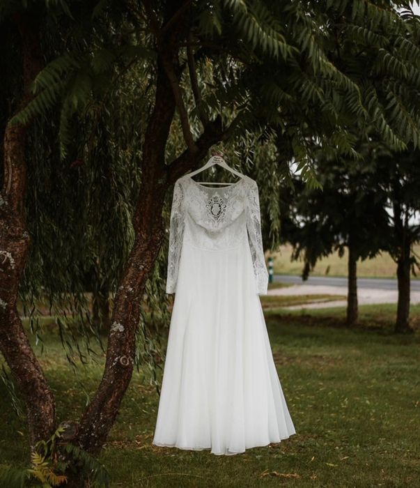 Suknia ślubna w stylu rustykalnym