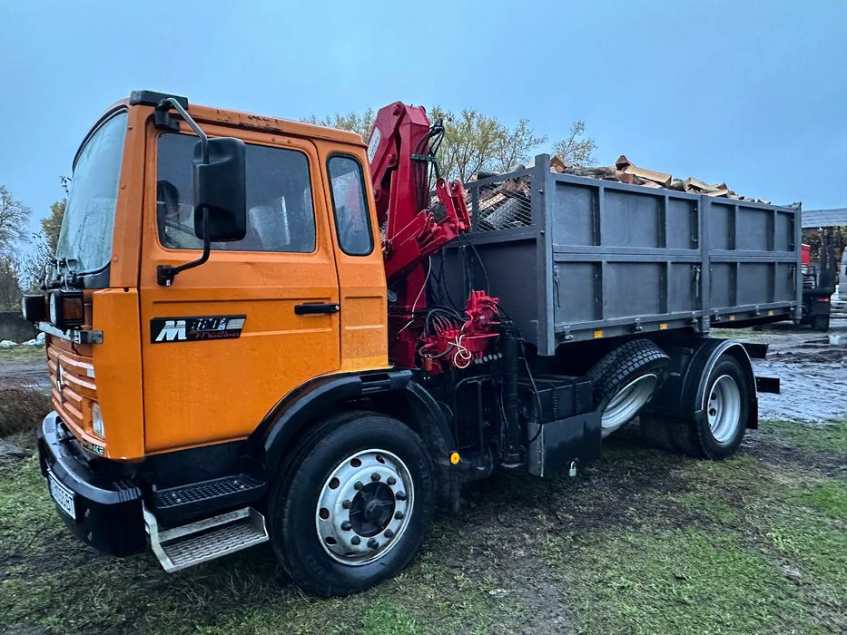 Продам Renault Midliner M180 з маніпулятором HMF та самоскидним кузовом