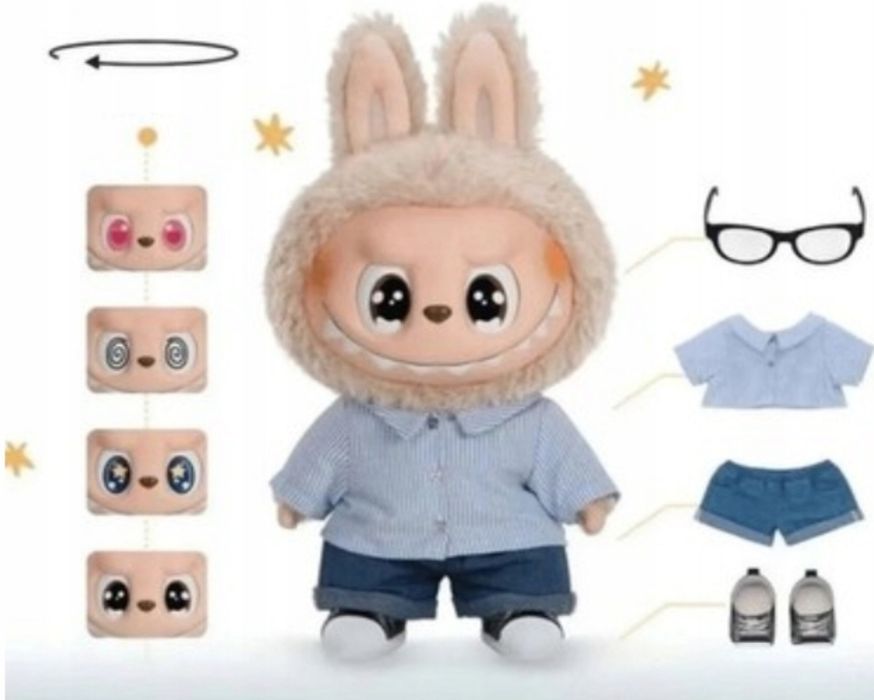 Lalka Kolekcjonerska LaBubu Pop Mart The Monsters Flip With Me  40 cm