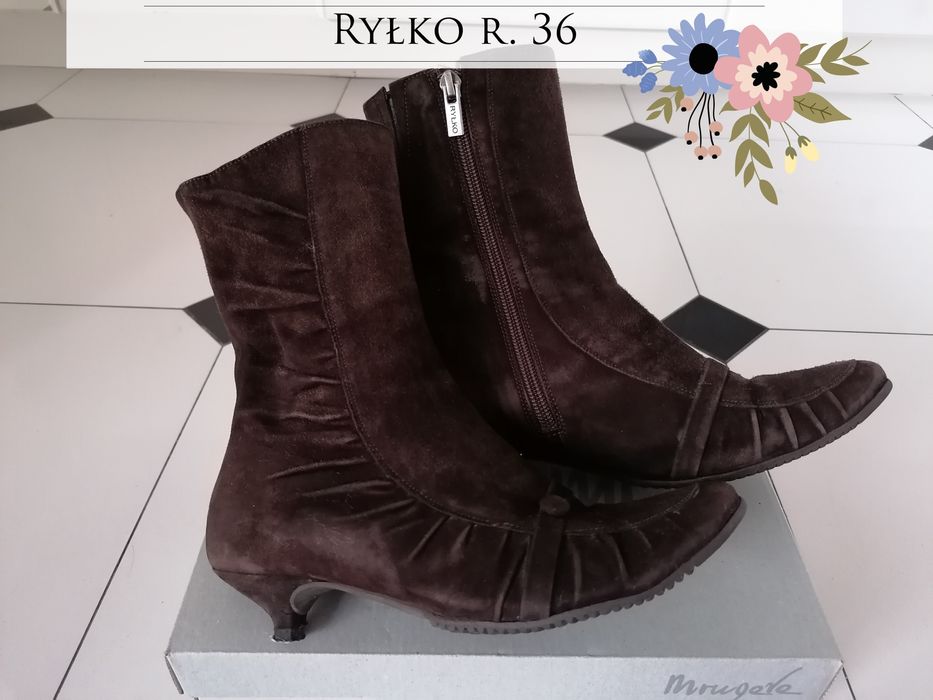 Super promocja: Ryłko zamszowe r. 36 stan bardzo dobry