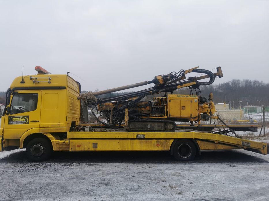 POMOC DROGOWA 24/7 transport samochodów i maszyn do 15T LAWETA