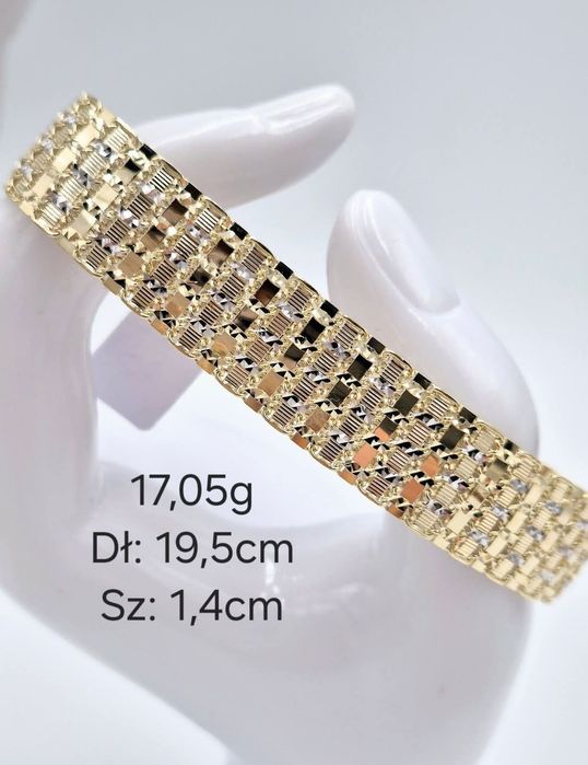 Złota bransoletka 585 14k NOWA