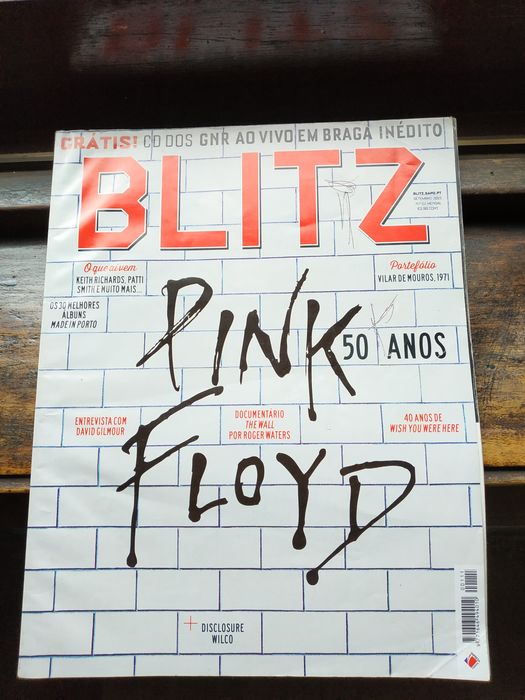 Revista Blitz 50 anos dos Pink Floyd