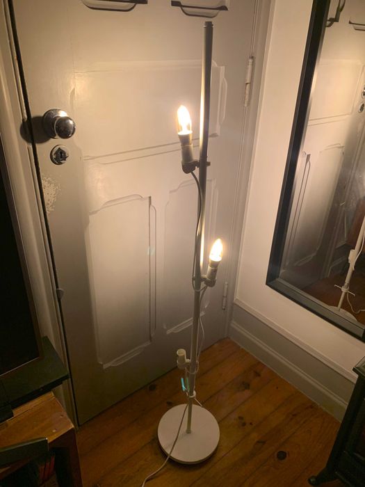 Base Candeeiro Ikea branco