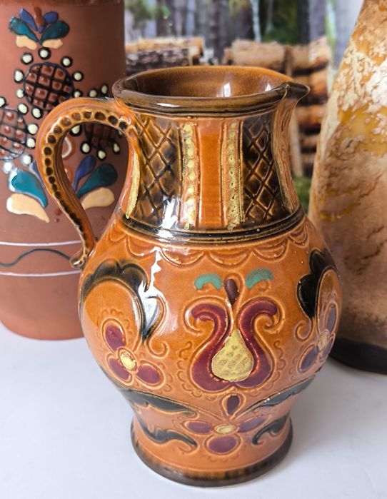 Dzbanek piękna stara ceramika Austria