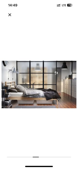 Rama łóżka Ikea Tarva 140x200