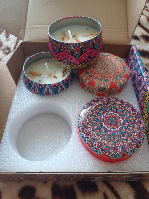 Conjunto de velas perfumadas