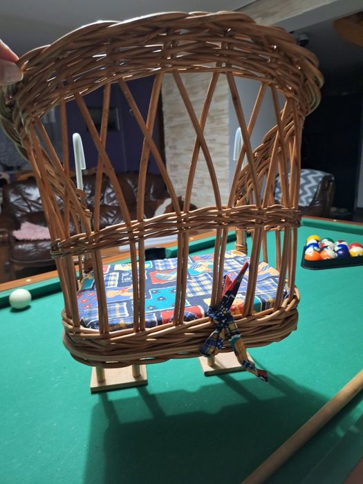 Fotelik wiklinowy na rower