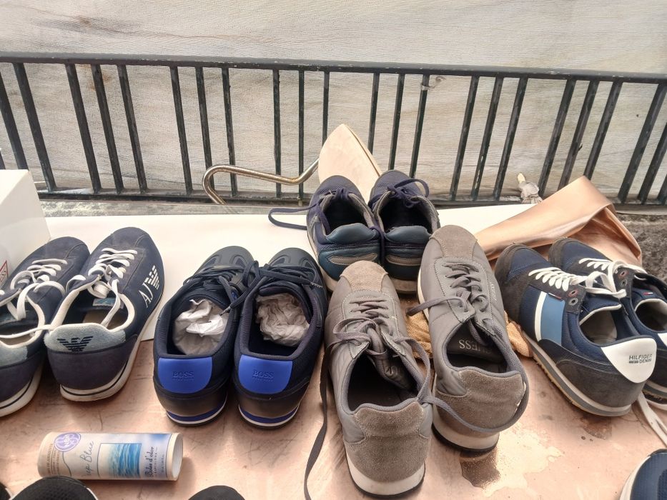 5 pares de sapatilhas