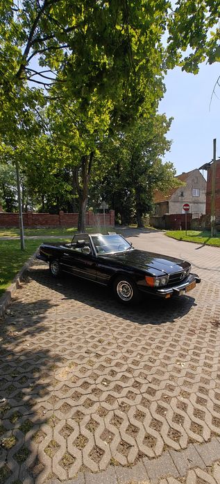 Auto samochód do ślubu Mercedes SL 380 R107 V8