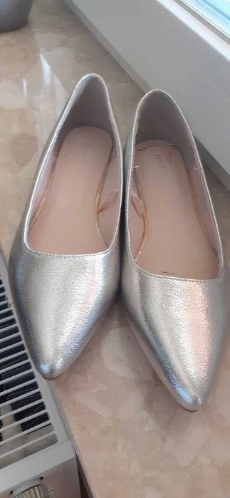 Baleriny srebrne roz. 39 RESERVED