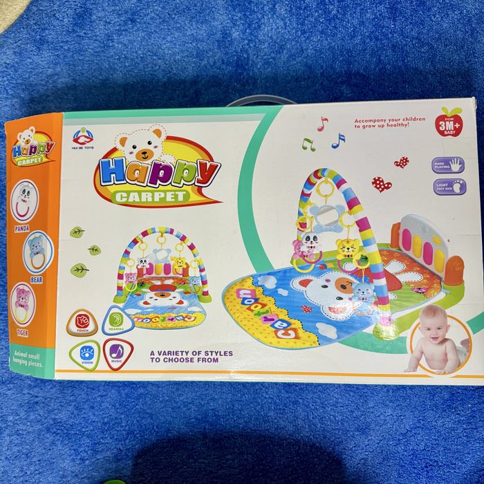 Дитячий музичний розвивальний килимок із дугою Happy Carpet