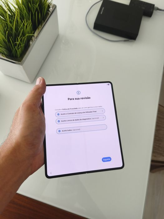 Smartphone Samsung Galaxy Z Fold 5 Preto