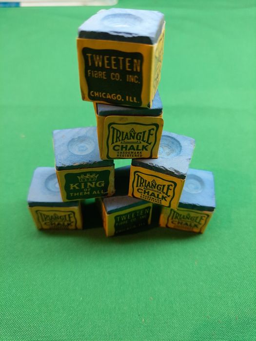 Triangle Chalk" Billiard Cue Chalk Box64552028067329124