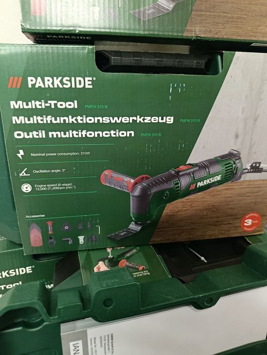 Оригінальний Реноватор parkside PMFW 310 I6, реноватор парксайд, мультитул парксайд мережевий, машинка для важко доступних місць парксайд