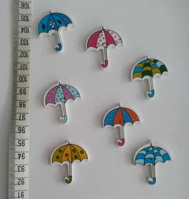 Drewniane guziczki do rękodzieła