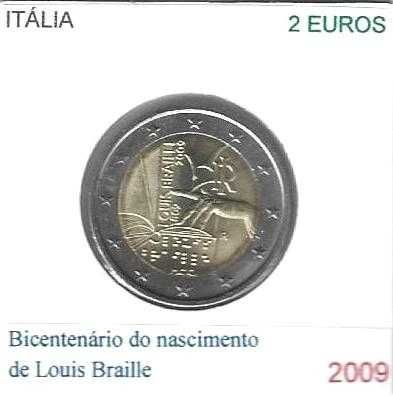 Itália - - - - - Moedas Comemorativas de 2 Euros