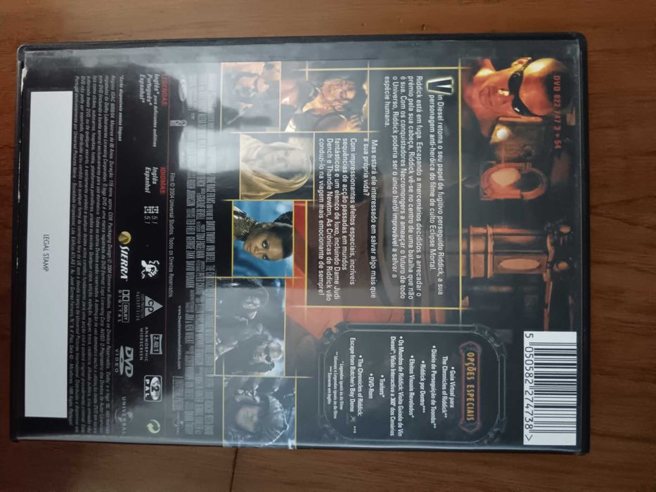 filme dvd original - as crônicas de riddick