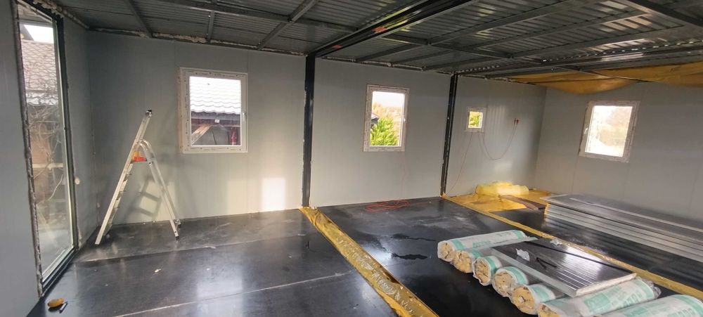 Kontenery Domek z tarasem 54m2 + 18m2 - 6m / 12 m