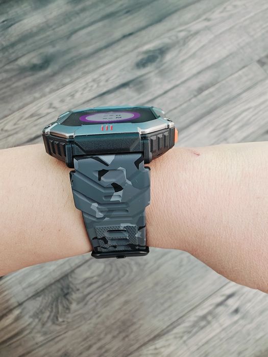 Nowy męski zegarek smartwatch wojskowy inteligentny