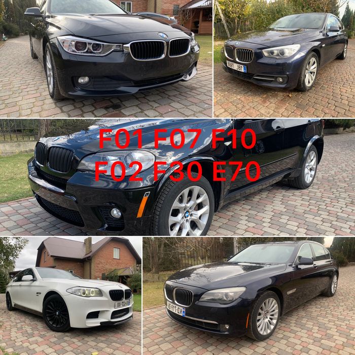 Разборка BMW E70 F01 F10 F30 F07 E38 E39 E53 E60 E65 ШРОТ салон капот