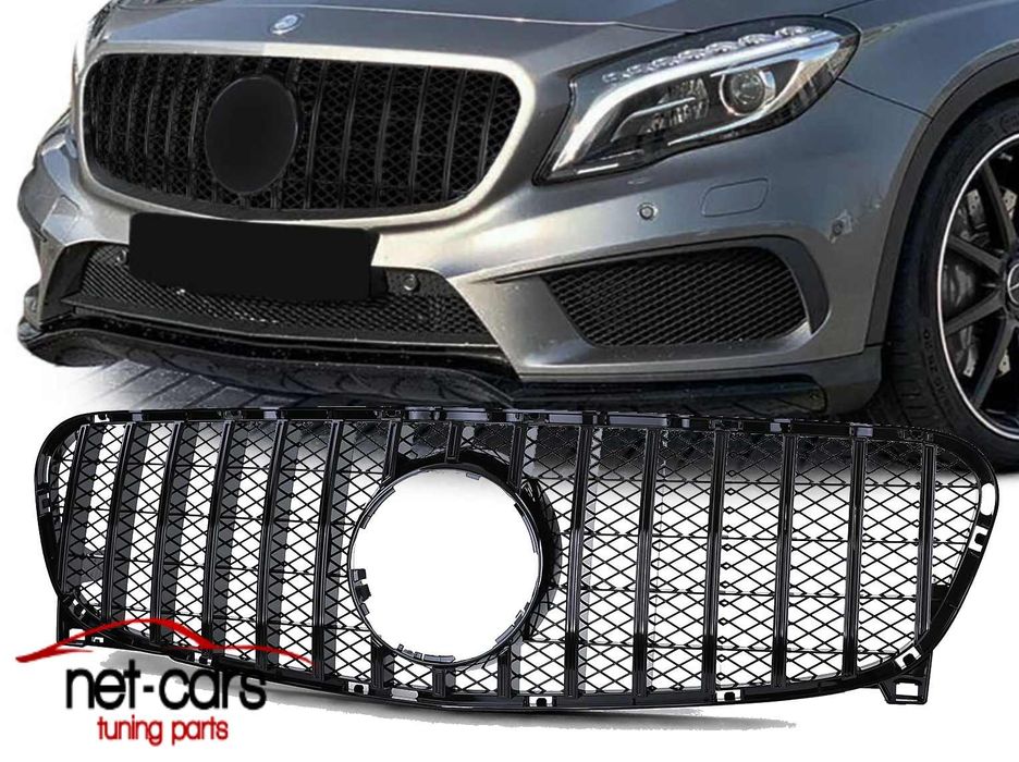 Grill Atrapa chłodnicy MERCEDES GLA X156 -17 PANAMERICANA AMG czarny