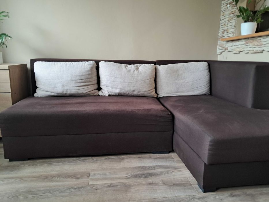 Narożnik z funkcja spania