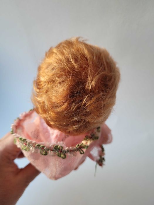 Лялька ГДР гумова, вінтаж 18см рідний одяг