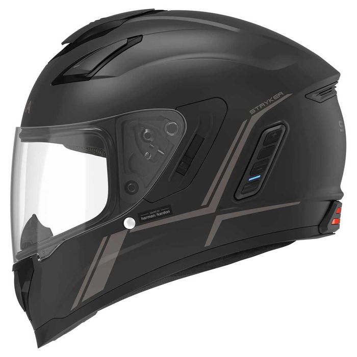 Шолом Чорний Sena Stryker SP87 Bluetooth L-58-59см Harman kardon