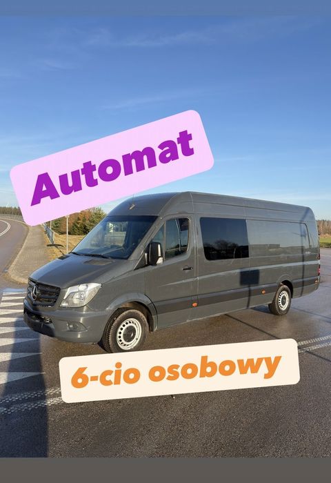 Mercedes-Benz Sprinter  Mercedes Sprinter 316 Automat 6-cio osobowy Klima Ful Opcja Extra Long