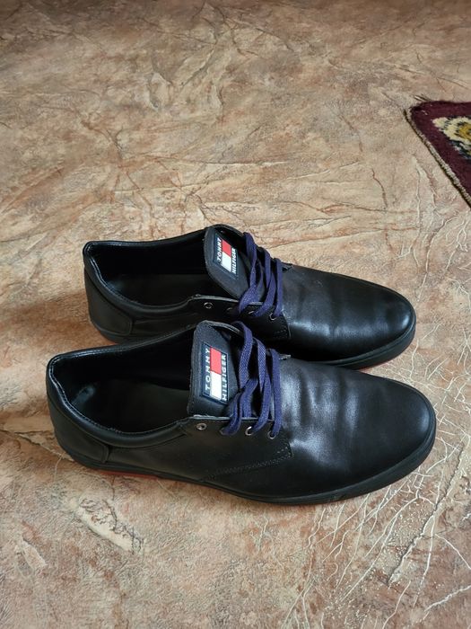 Кожаные мужские мокасины