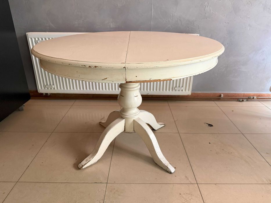 Zestaw 3 stołów rozkładanych Vintage / Prowansalskie (Do renowacji) – Wrocław
