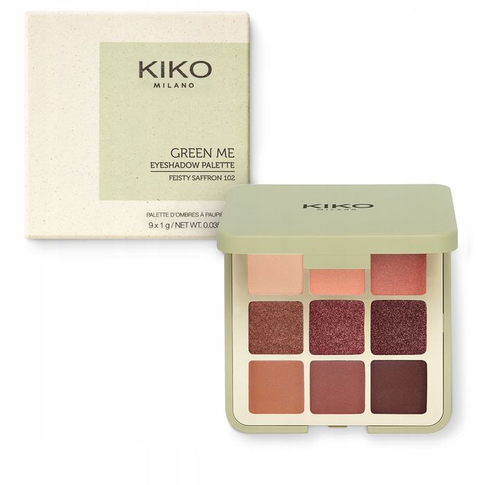 Kiko Milano Green Me Paleta Cieni 102 Feisty Saffron