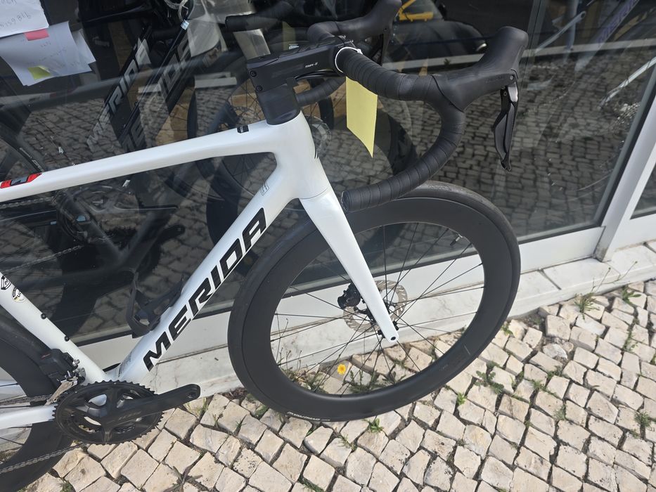 Merida carbono com rodas carbono