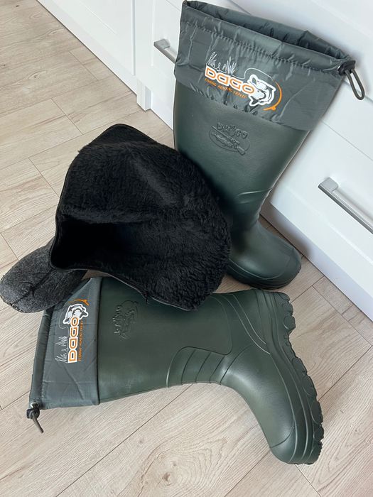 Сапоги мужские на рыбалку до -30, подойдут на широкую ногу